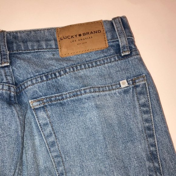 Lucky Brand Relaxed Tapered Stripe Mom Jeans, size 4/27 - Picture 11 of 13